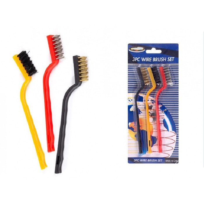 فرچه سیمی مسواکی مدل Three Roughness بسته 3 عددی