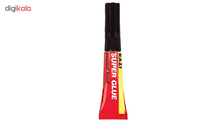 چسب قطره ای رازی مدل Super Glue حجم 3 میلی لیتر بسته 4 عددی