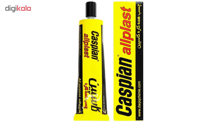 چسب همه کاره کاسپین مدل allplast حجم 100 میلی لیتر