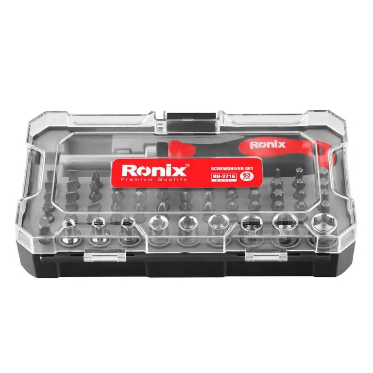 بیت و بکس رونیکس مدل RH-2716 مجموعه 63 عددی