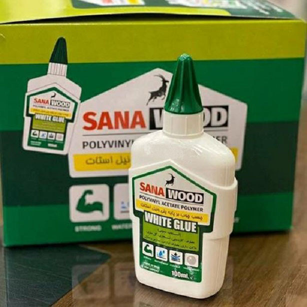 چسب چوب ثناوود مدل SWN6 حجم 100 میلی لیتر بسته 6 عددی